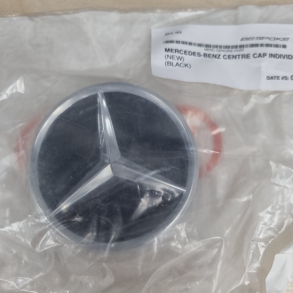 Mercedes BLACK CENTRE CAP Wheel Hub 55mm A4704016600