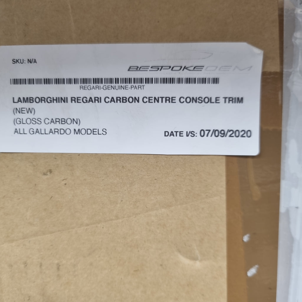 Original Real Carbon centre console Lamborghini Gallardo 400863323C