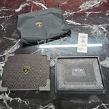 LAMBORGHINI SVJ OWNER WELCOME PLAQUE - CARBON