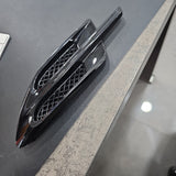 BENTLEY CONTINENTAL GT W12 2018 RIGHT SIDE GRILL WING FENDER TRIM FULLY BLACK 3SD821274