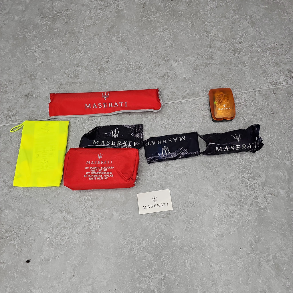 Genuine Maserati GT & QP Complete Emergency Kit 940000891