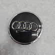 Load image into Gallery viewer, 4 X GENUINE AUDI GLOSS BLACK 60MM ALLOY WHEEL CENTRE CAPS 4M0 601 170 JG3