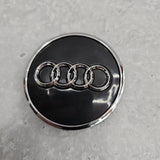 GENUINE AUDI GLOSS BLACK 60MM ALLOY WHEEL CENTRE CAP 4M0 601 170 JG3