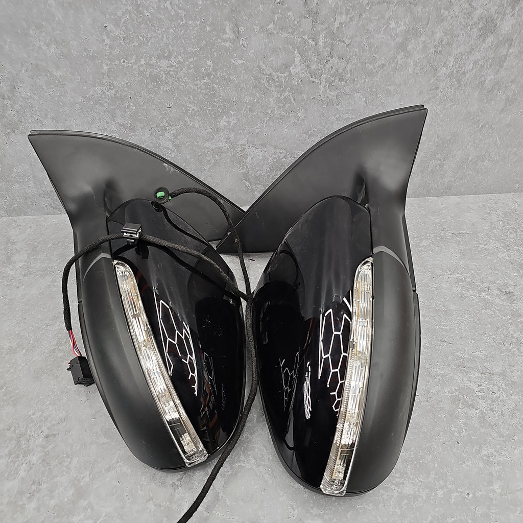 VW GOLF MK6 ELECTRIC WING MIRRORS SET - BLACK 5K0857933B/5K0857934B