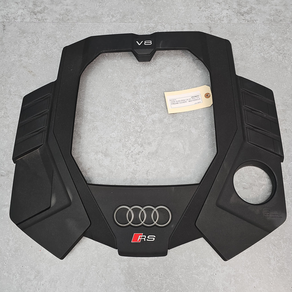 2020 AUDI RS6 C8 S7 RS7 4.0 ENGINE COVER - 4K0103925A