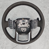 RANGE ROVER SPORT BROWN LEATHER STEERING WHEEL WITH RRS PADDLE SHIFTERS FK623F563EA