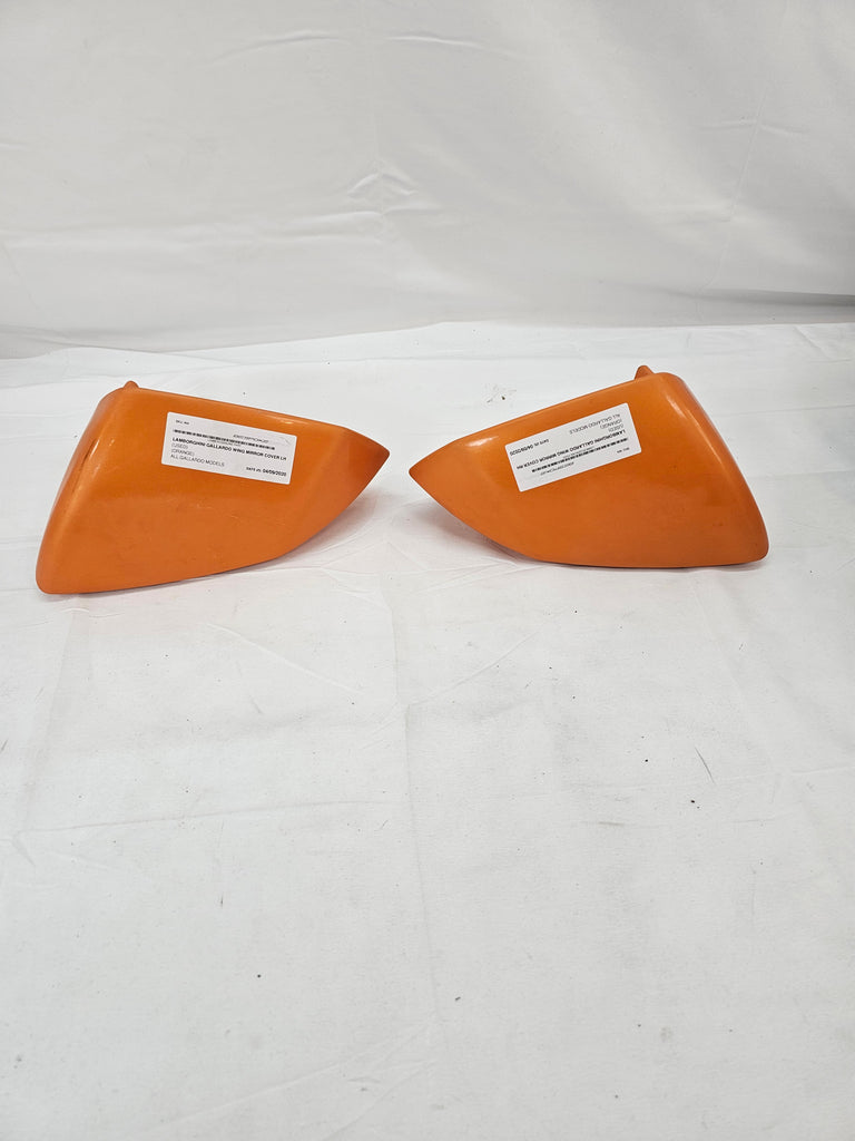 Lamborghini gallardo wing mirror cover left/right orange used 2004-2008  LB10320001/2