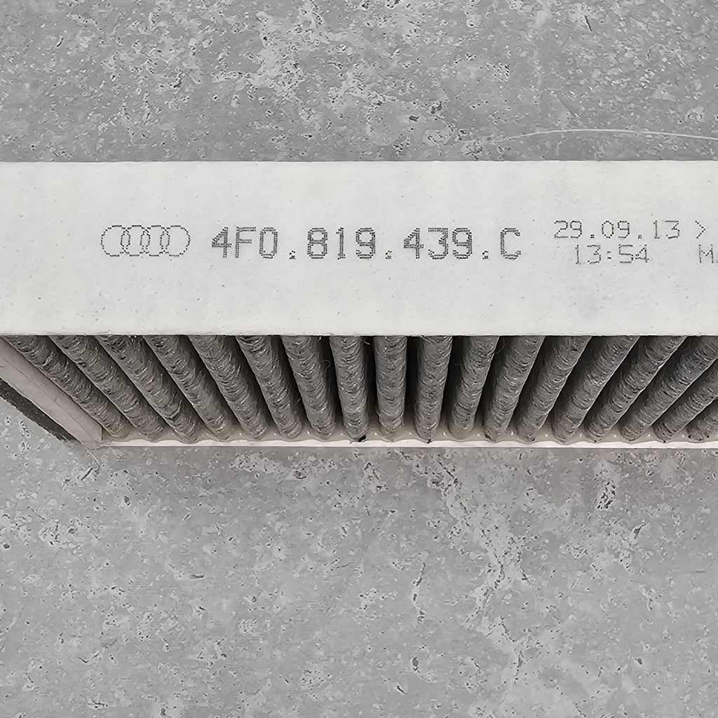 AUDI A6 ACTIVATED CARBON FILTER FOR 2 PC POLLEN CABIN AIR FILTER 4F0898438C