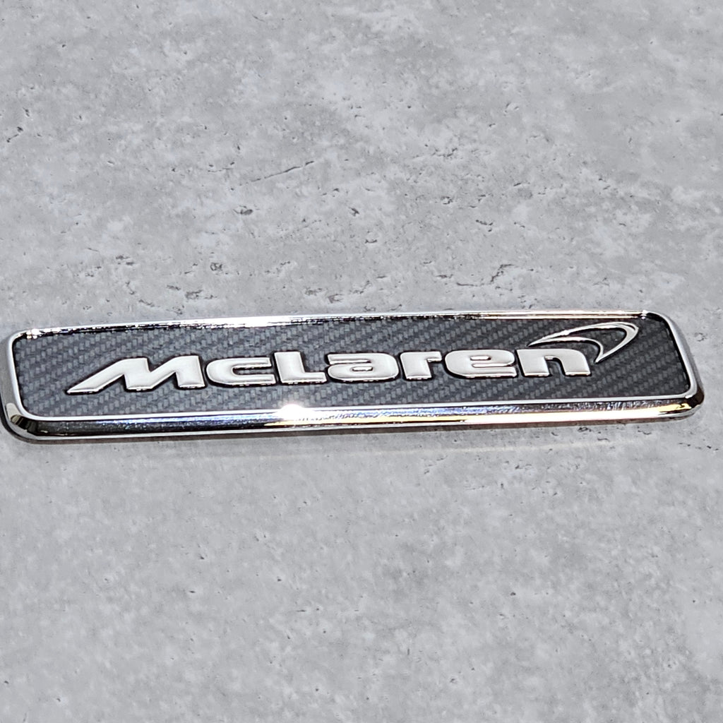 MCLAREN FRONT BONNET BADGE - CARBON 11AB123CP