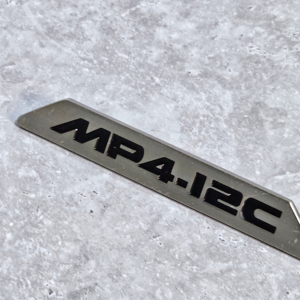 Mclaren MP4-12C Floor Matt Badge