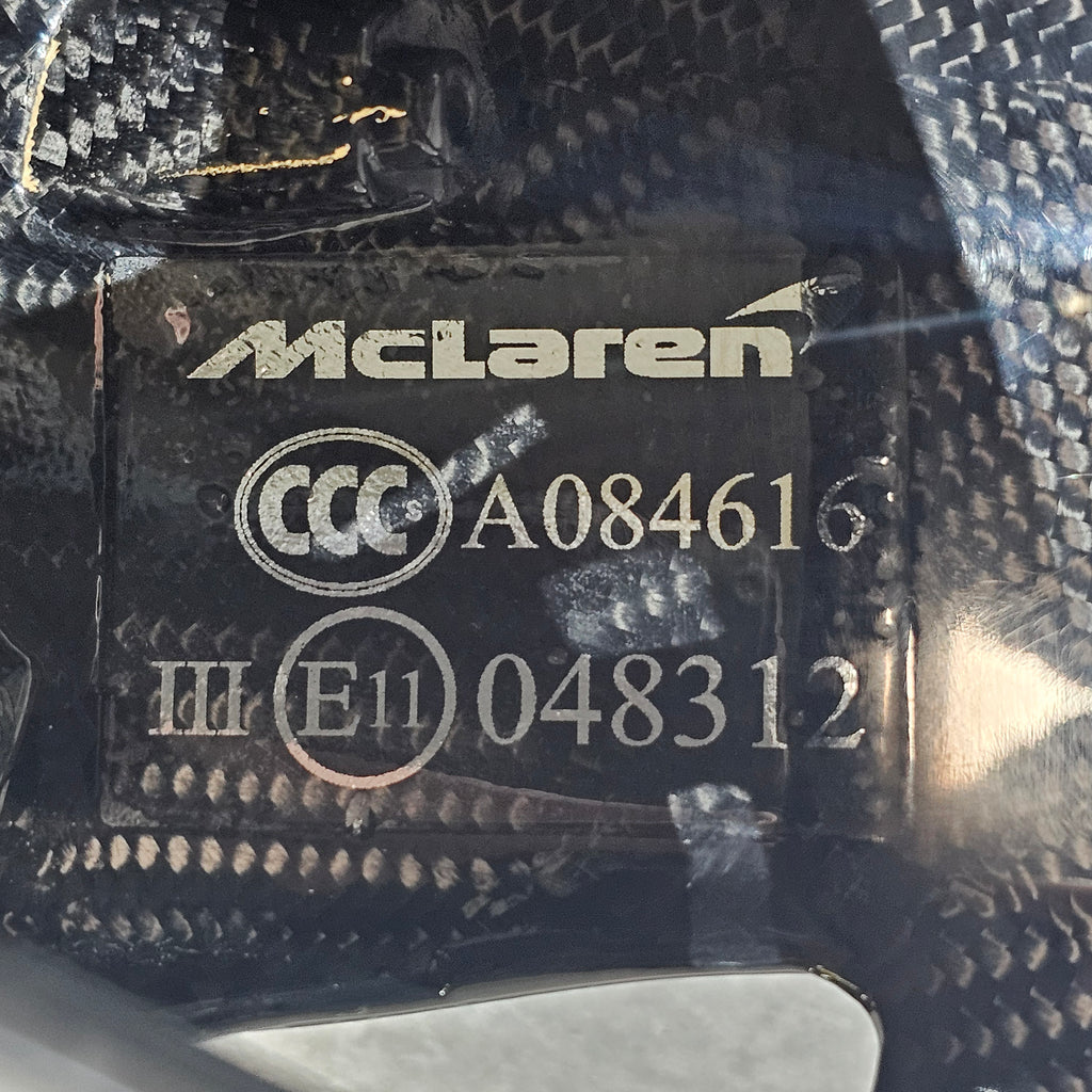 MCLAREN 720S CARBON FIBRE MIRROR CAP RIGHT HAND COVER