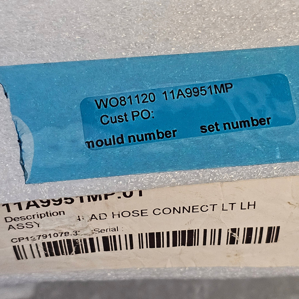 MCLAREN ROOF SNORKEL INTERNAL PIPE PAIR LH 11A9951MP RH 11A9954MP