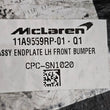 Load image into Gallery viewer, MCLAREN LEFT HAND FRONT BUMPER END PLATE ASSEMBLY CARBON 11A9559RP-01