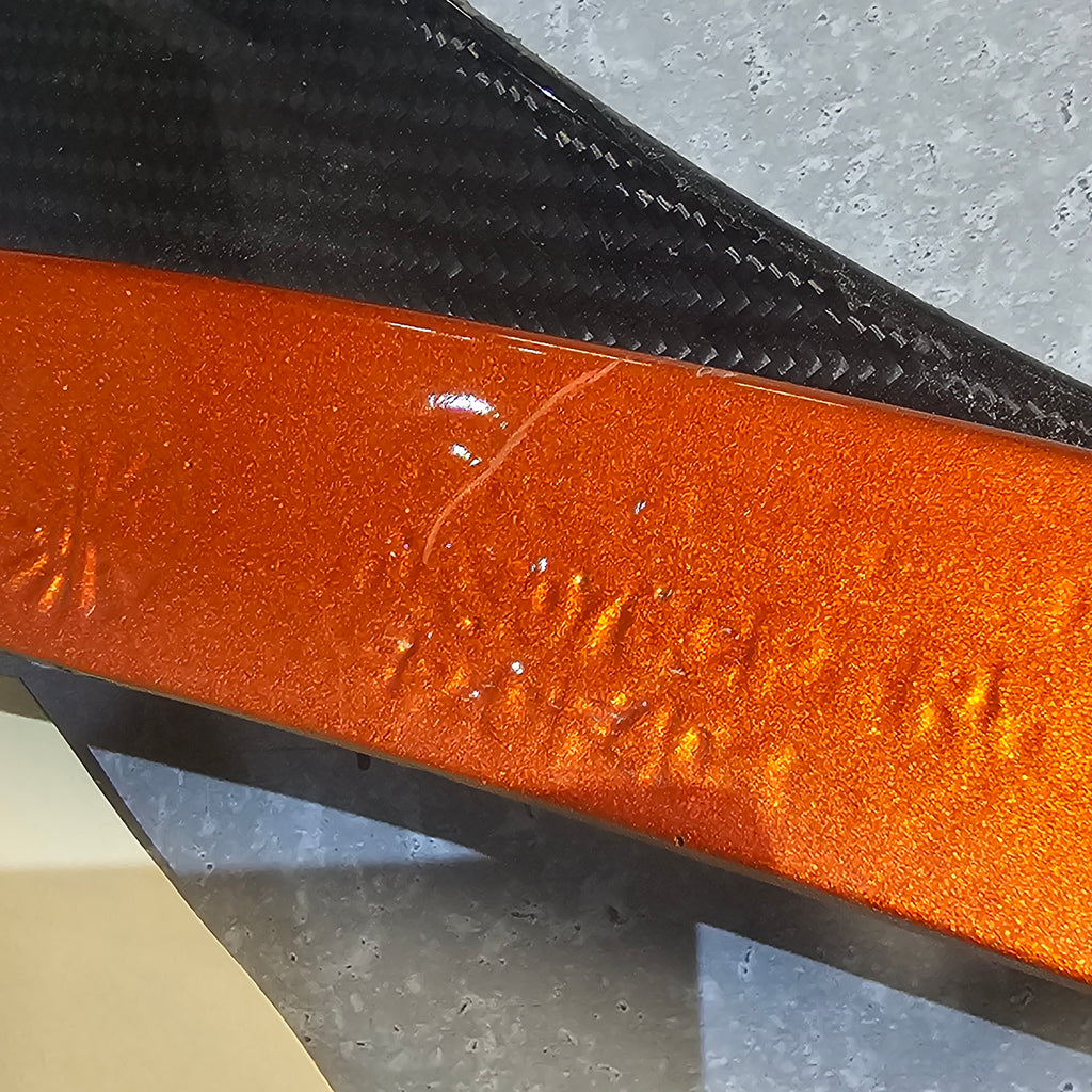 MCLAREN MP4 MSO CARBON SIDE BLADE PART PAINTED - RH 11A2076CP