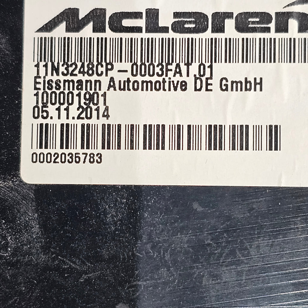 MCLAREN MP4 650S ALCANTARA ARM REST CONSOLE 11N3248CP