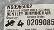 Load image into Gallery viewer, BENTLEY  HEXAGON HEAD BOLT (COMBI) M8 X 25 N90966002