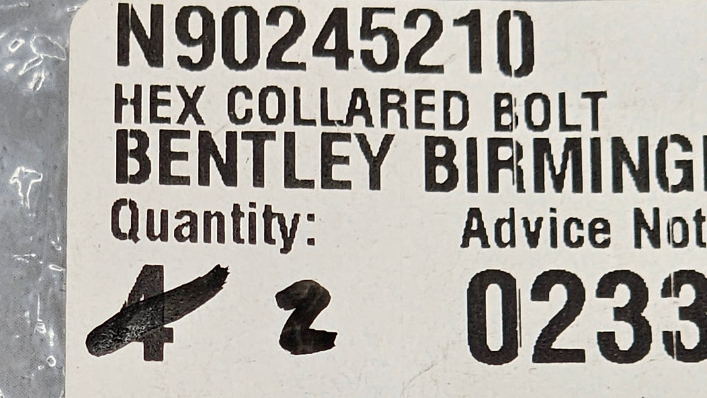 BENTLEY SETSCREW (M6X10 LARGE HEX HEAD) N90245210