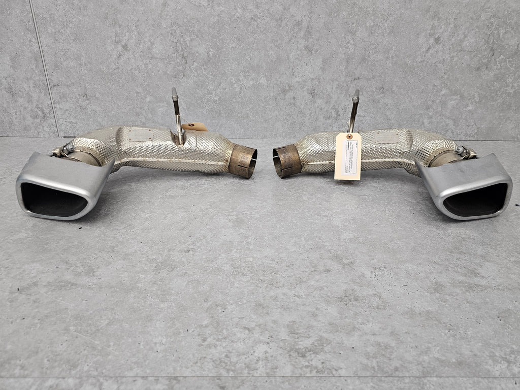 MCLAREN 570S EXHAUST TIPS PIPES 13H0258CP 13H0260CP (PAIR)