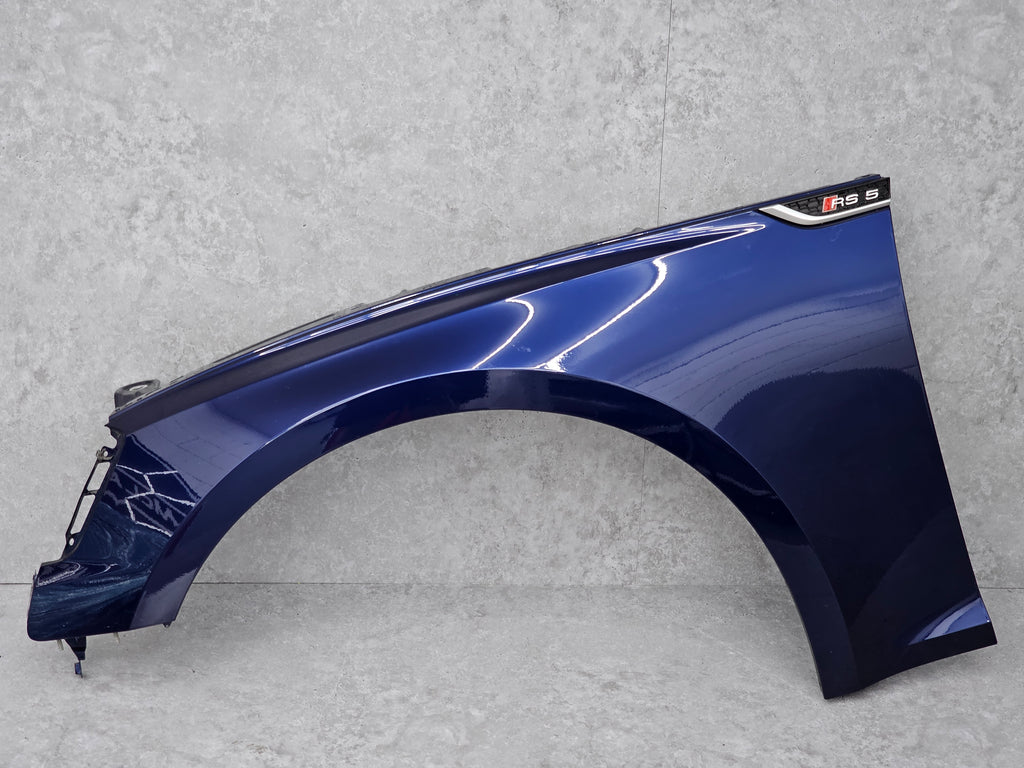 AUDI RS5 FRONT LEFT FENDER 8T0821105J (BLUE)