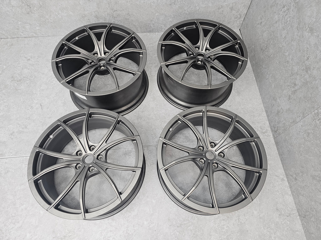 FERRARI ACCESSORIES 458 20" FORGED STEALTH GREY ALLOY WHEEL SET