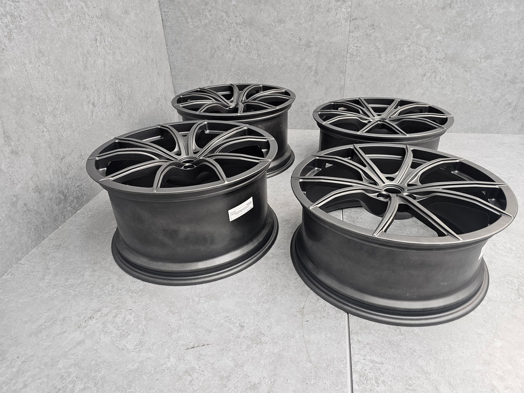 FERRARI ACCESSORIES 458 20" FORGED STEALTH GREY ALLOY WHEEL SET