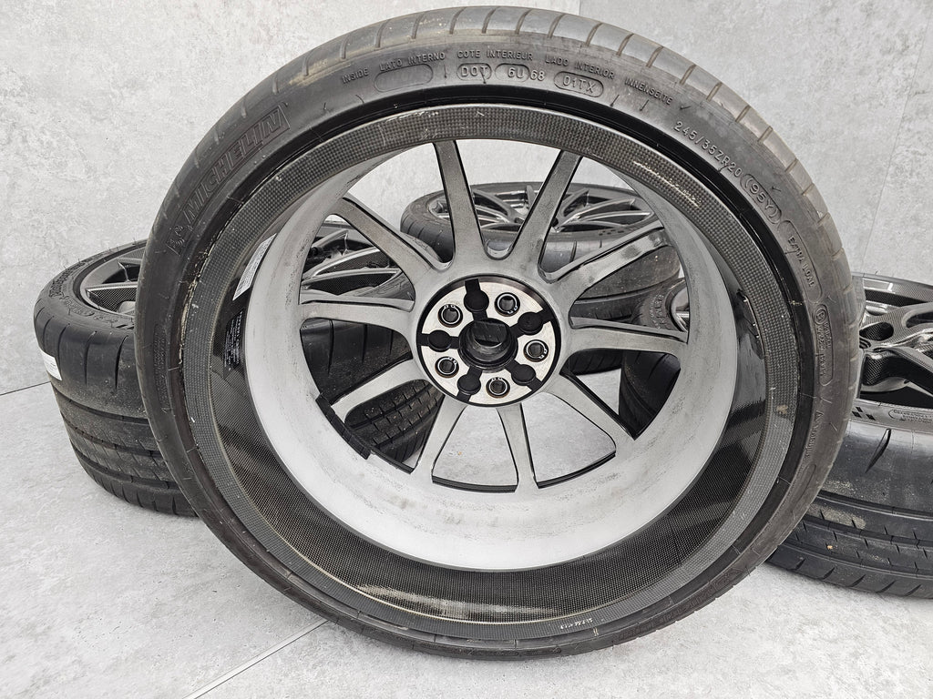 FERRARI 488 PISTA/ F8 CARBON ALLOY WHEELS SET WITH TYRES 70004445