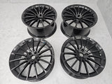 MCLAREN GT STD 15 SPOKE 19''-20'' BLACK ALLOY WHEELS