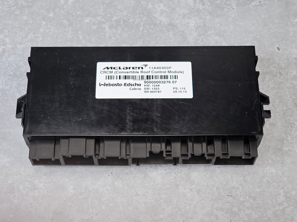 MCLAREN RHT ECU CONVERTIBLE ROOF CONTROL MODULE (CRCM) 11A4030SP