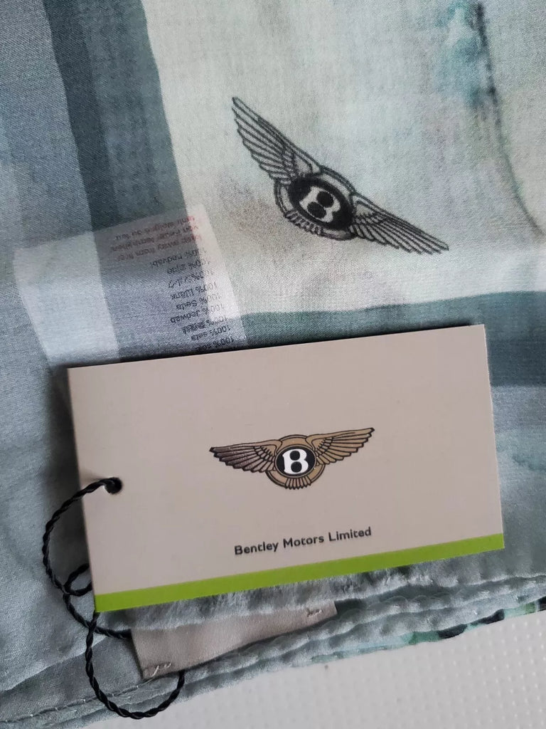 BENTLEY WATERCOLOUR SCARF BLUE BBL2122