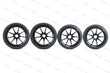 Load image into Gallery viewer, MCLAREN SENNA ALLOY WHEELS SET WITH PIRELLI TROFEO TYRES (BLACK))