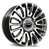 HAWKE DRESDEN WHEEL 22 X 9.5J 5 X 120 GUNMETAL POLISH FITS ROLLS ROYCE MODELS