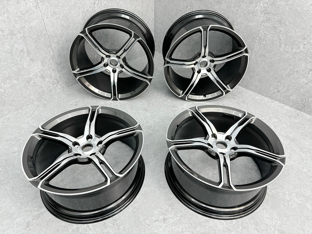 MCLAREN 650S MACHINES/ GREY ALLOY WHEELS SET 11A345CP