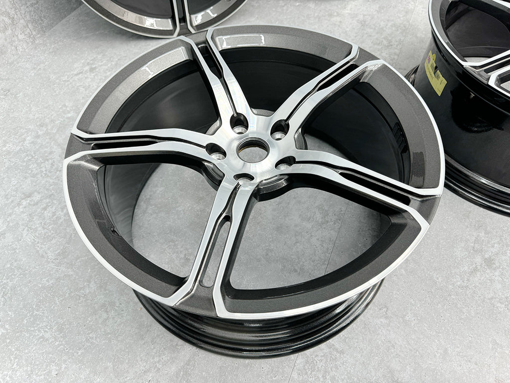 MCLAREN 650S MACHINES/ GREY ALLOY WHEELS SET 11A345CP