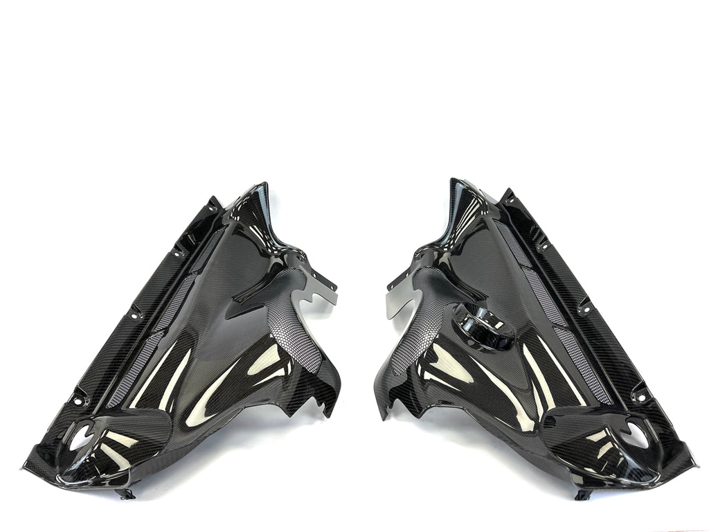 MCLAREN MP4 650S MSO GLOSS CARBON ENGINE COVER SET 11A8981RP