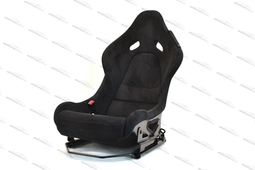 GENUINE MCLAREN P1 CARBON BUCKET SEAT IN BLACK ALCANTARA - LEFT SEAT ONLY