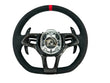 Load image into Gallery viewer, MCLAREN 675LT MSO ALCANTARA W/ RED 12-O&#39;CLOCK RING STEERING WHEEL 11N1131RP-13000SW