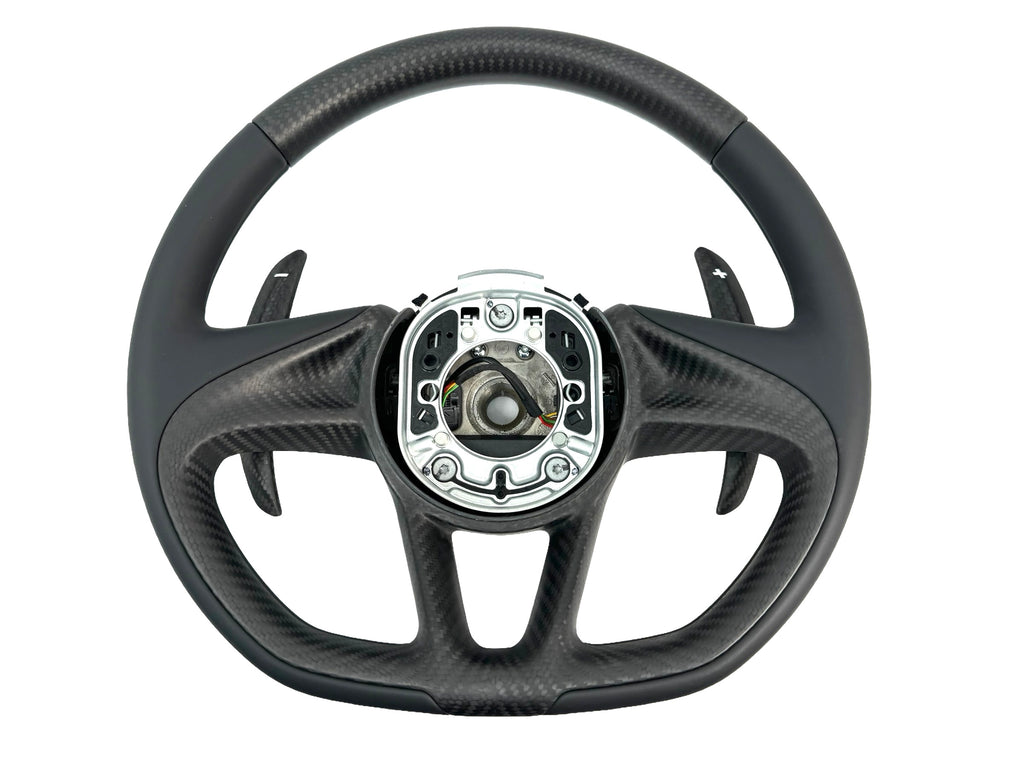 MCLAREN 720S  MSO CARBON FIBRE TOP GRIP & ALCANTARA STEERING WHEEL 14NA330MP-14SW237