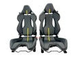 Load image into Gallery viewer, FERRARI 296/ SF90 CARBON RACING SEATS BLACK/ YELLOW 916576/ 917091