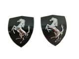 FERRARI 458 SPECIALE SQUADRA CORSE SHIELD BADGE CARBON FIBRE FENDER SHIELDS 082746100