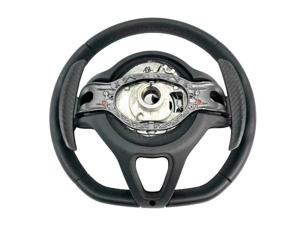 MCLAREN 600LT MSO BLACK SMOOTH LEATHER STEERING WHEEL 13N1131RP-16003SW