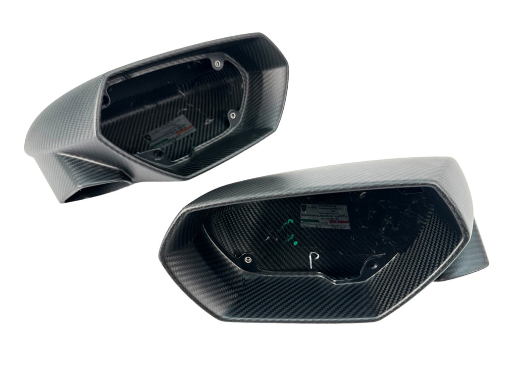 LAMBORGHINI HURACAN STO MATTE CARBON FIBRE WING MIRROR CAPS SET 4T0898820