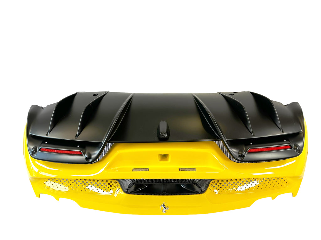 FERRARI 296 GTB/ GTS REAR BUMPER WITH STANDARD REAR DIFFUSER - WITH CAMERA