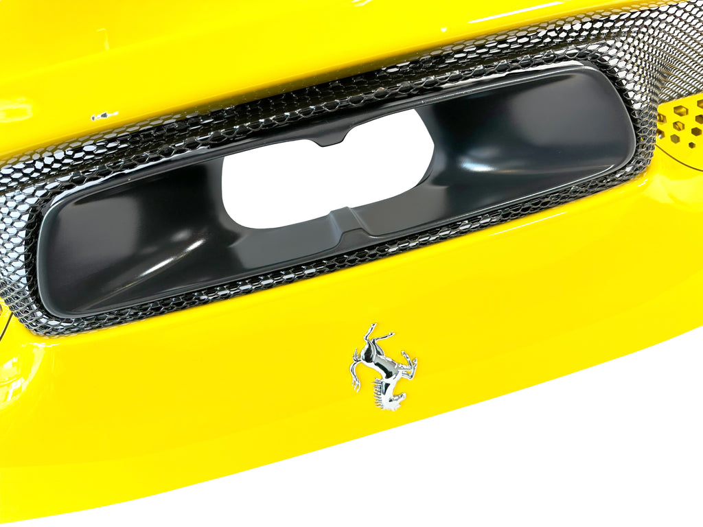 FERRARI 296 GTB/ GTS REAR BUMPER WITH STANDARD REAR DIFFUSER - WITH CAMERA