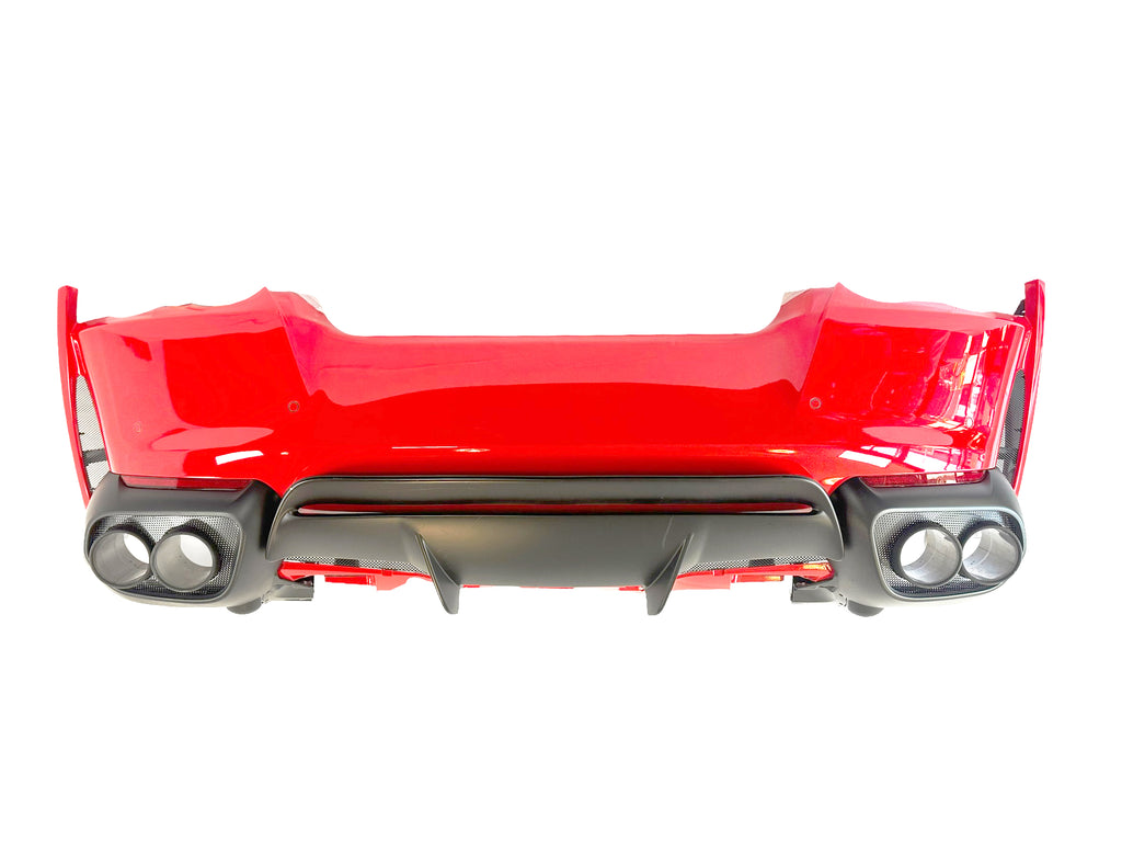 FERRARI 812 GTS REAR COMPLETE BUMPER -  ROSSO CORSA 985786085