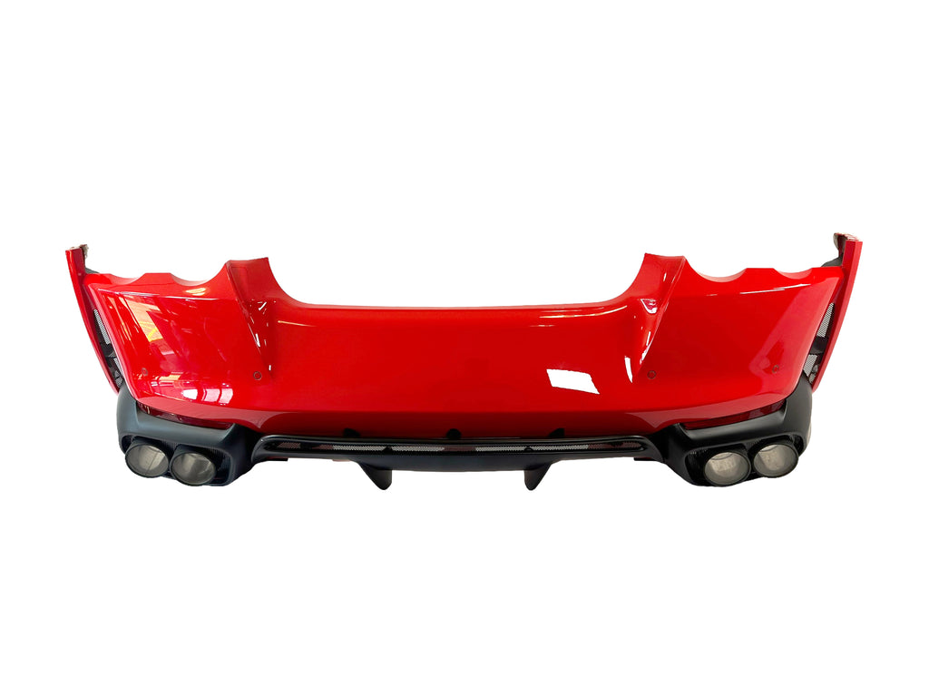 FERRARI 812 GTS REAR COMPLETE BUMPER -  ROSSO CORSA 985786085