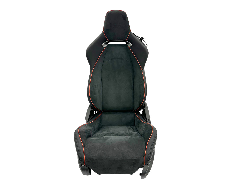 MCLAREN ARTURA LEFT COMFORT SEAT/ BLACK ALCANTARA/ RED