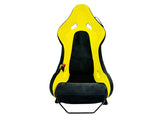 MCLAREN 675LT CARBON BUCKET RACE SEAT IN BLACK/ YELLOW (LEFT SEAT)