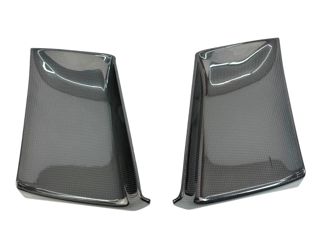 FERRARI 458 SPIDER B PILLAR BULK HEAD CARBON FIBRE COVERS - PAIR  83205800 83205900