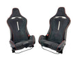 Load image into Gallery viewer, MCLAREN ARTURA MSO CLUB SPORT SEATS WITH LUMBER SUPPORT BLACK ALCANTARA/ RED PIPING 16NC493CP