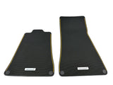 MCLAREN ARTURA MSO BLACK/ ORANGE FLOOR MATTS - (LHD) 16NC283CP-0005